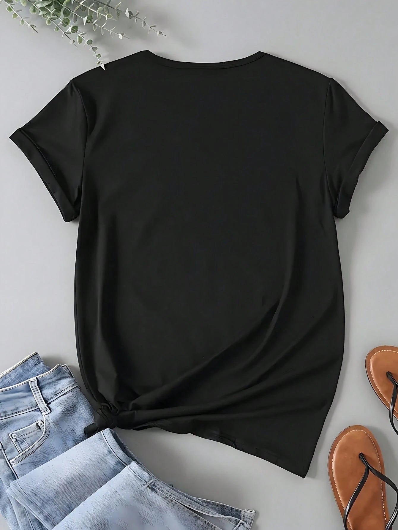 K HERE'Letter Print 1 Pcs Women's Plus Size T-Shirt Oversized Graphic Short Sleeve Tee 100% Polyester Novelty Shirt Crew Neck Top Casual Clothing 220g