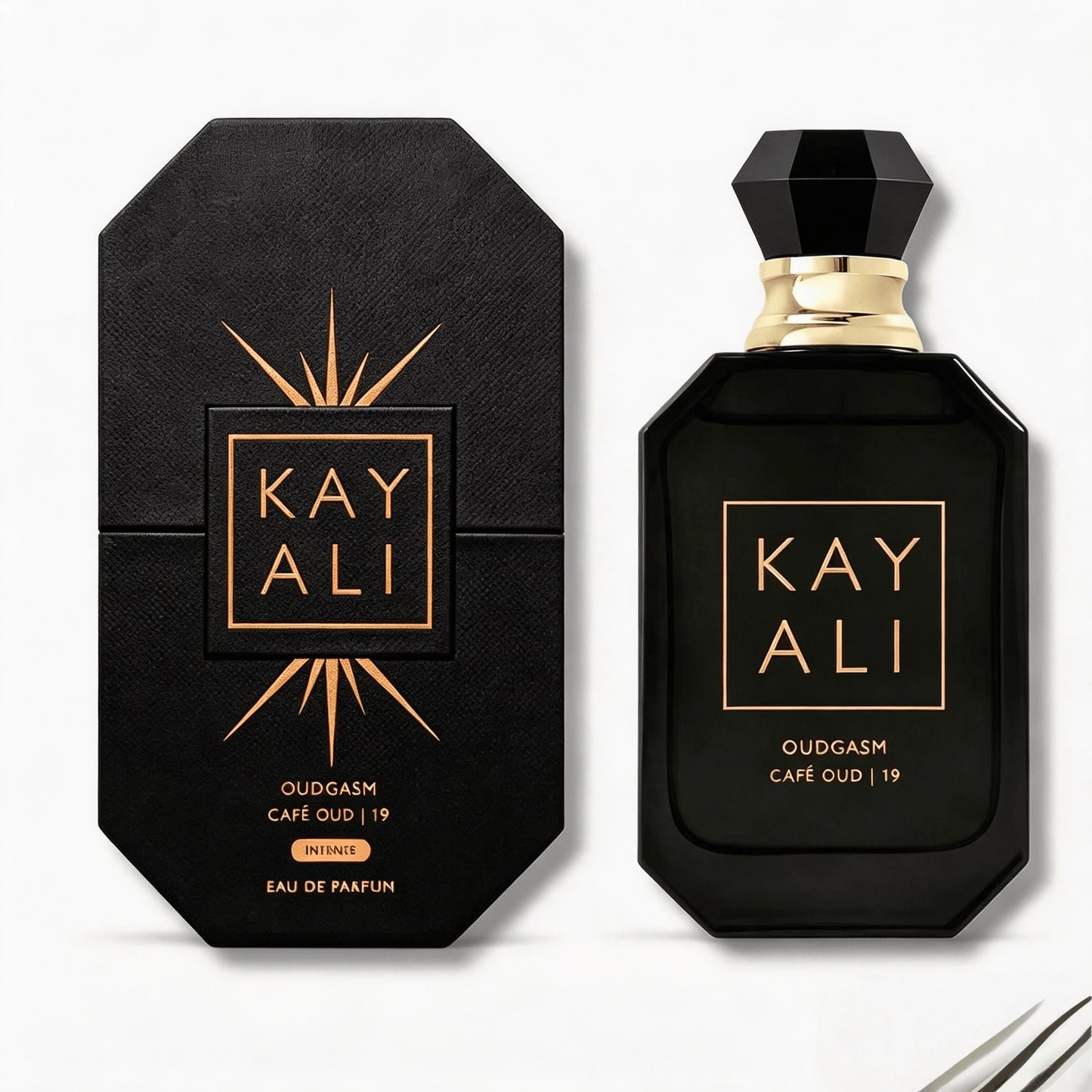 KAYALI 19 Oudgasm Cafe Oud| 19 Eau De Parfum Intense 3.4Oz 100ml Coffee Combined With Middle Eastern Deep Ebony, Allowing You To Feel The Rich And Smooth Coffee Wood Aroma Up Close, Leaving A Longer