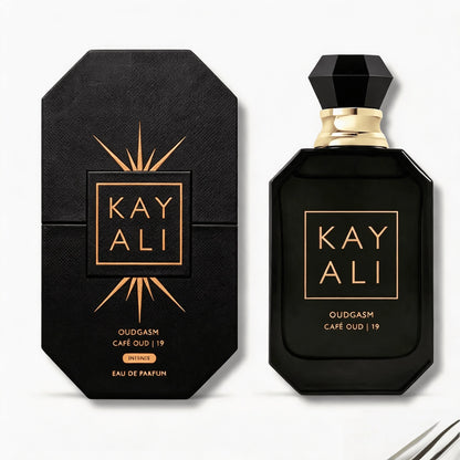KAYALI 19 Oudgasm Cafe Oud| 19 Eau De Parfum Intense 3.4Oz 100ml Coffee Combined With Middle Eastern Deep Ebony, Allowing You To Feel The Rich And Smooth Coffee Wood Aroma Up Close, Leaving A Longer