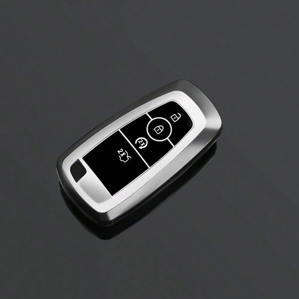 Key Fob Cover For Ford Mustang Fusion Raptor F250 F350 F450 F550 Edge Explorer Smart Remote Vehicle Accessories Car Keychain