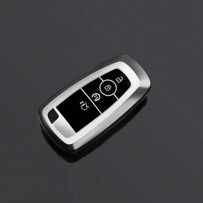 Key Fob Cover For Ford Mustang Fusion Raptor F250 F350 F450 F550 Edge Explorer Smart Remote Vehicle Accessories Car Keychain
