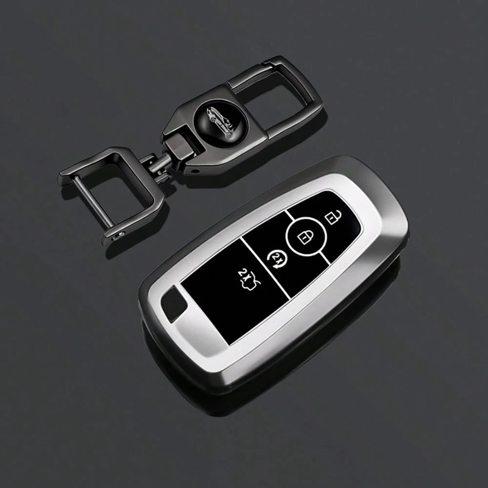 Key Fob Cover For Ford Mustang Fusion Raptor F250 F350 F450 F550 Edge Explorer Smart Remote Vehicle Accessories Car Keychain