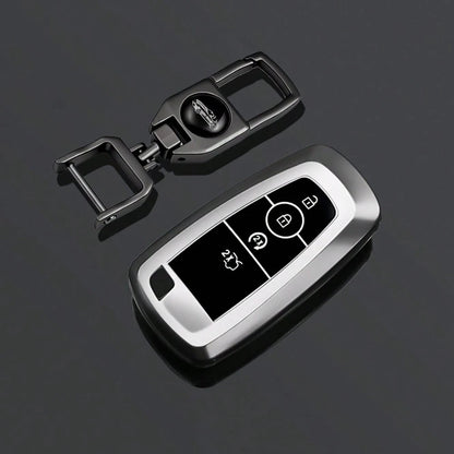 Key Fob Cover For Ford Mustang Fusion Raptor F250 F350 F450 F550 Edge Explorer Smart Remote Vehicle Accessories Car Keychain