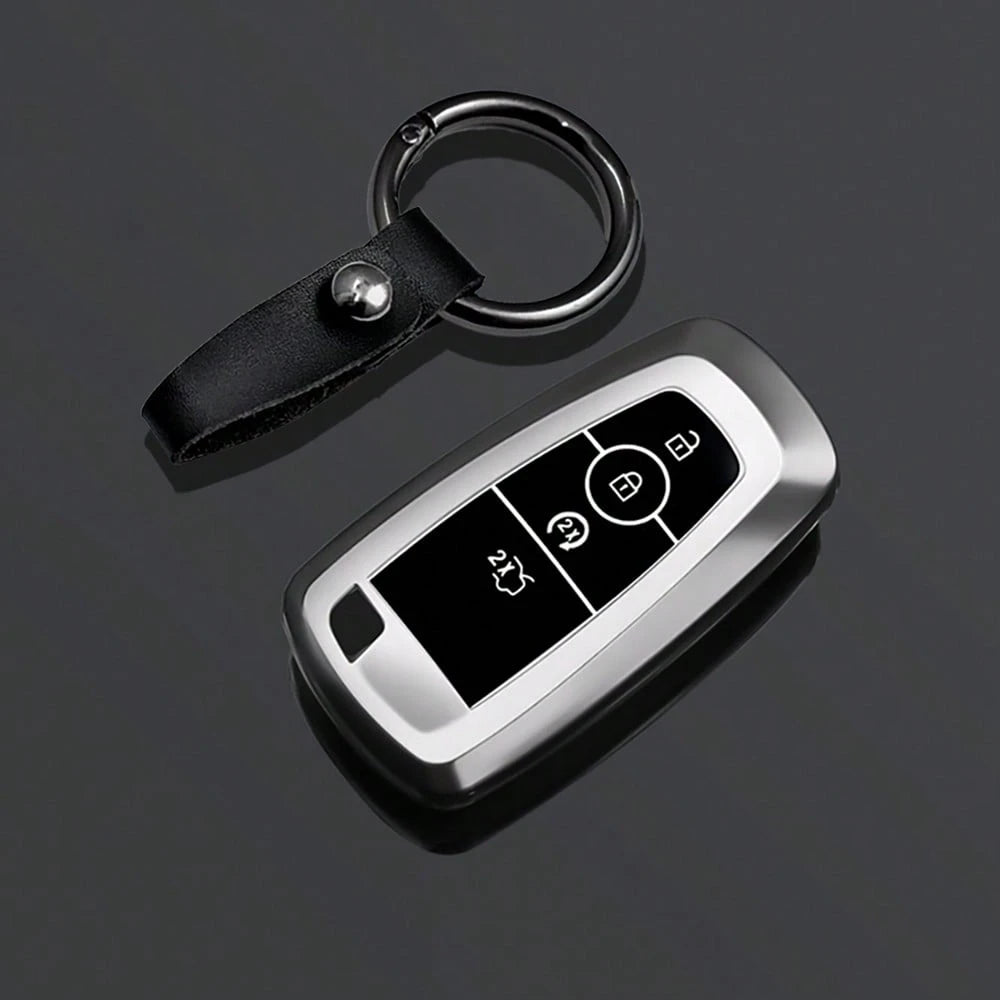 Key Fob Cover For Ford Mustang Fusion Raptor F250 F350 F450 F550 Edge Explorer Smart Remote Vehicle Accessories Car Keychain