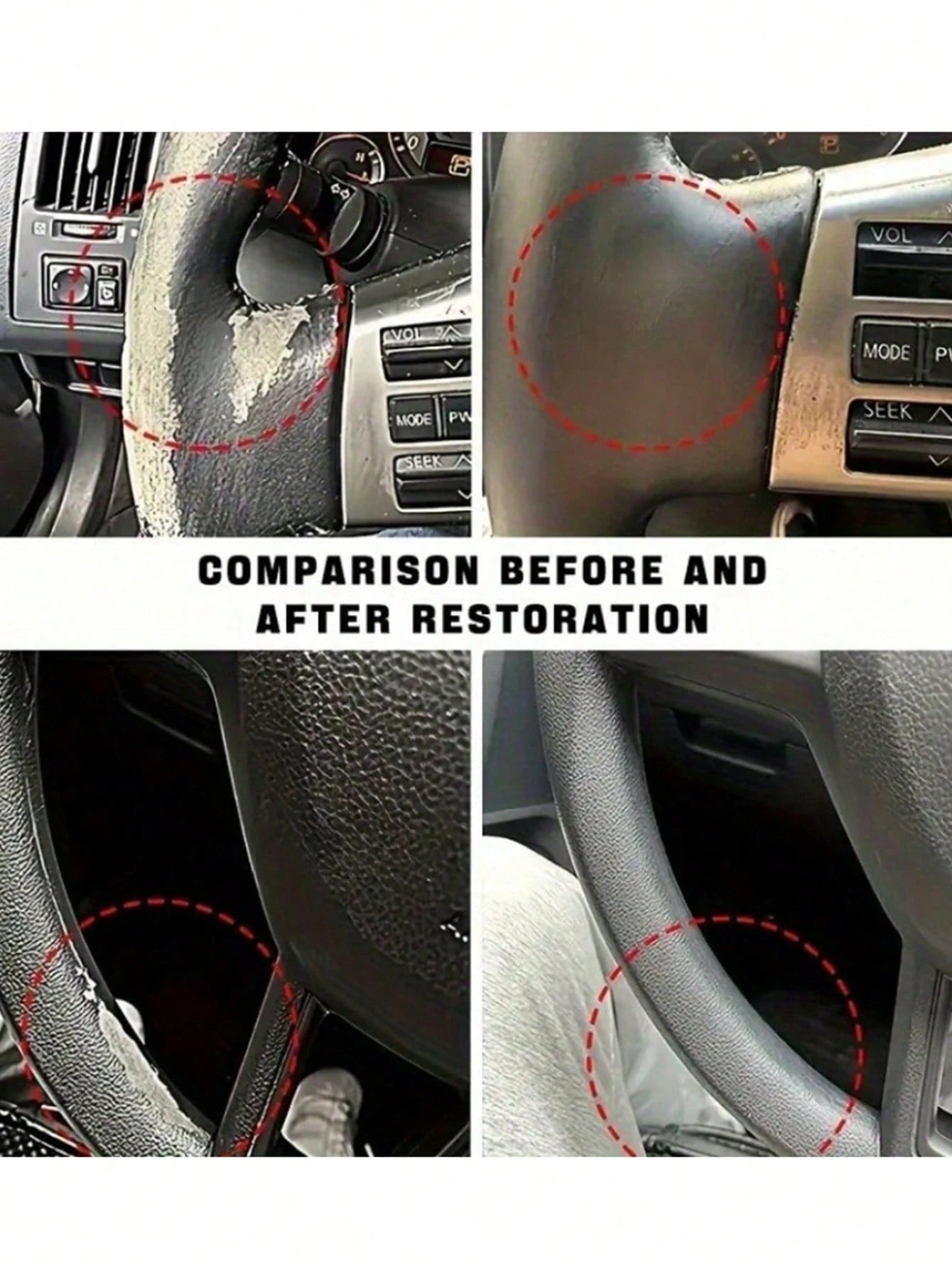 KineShineX Car Interior Polishing Wax, Plastic Bumper Scratch Repair Wax, Tire Cracking Yellowing Oxidation Blackening Agent, Car Refurbishment Paste, Polishing Paste, Car Parts