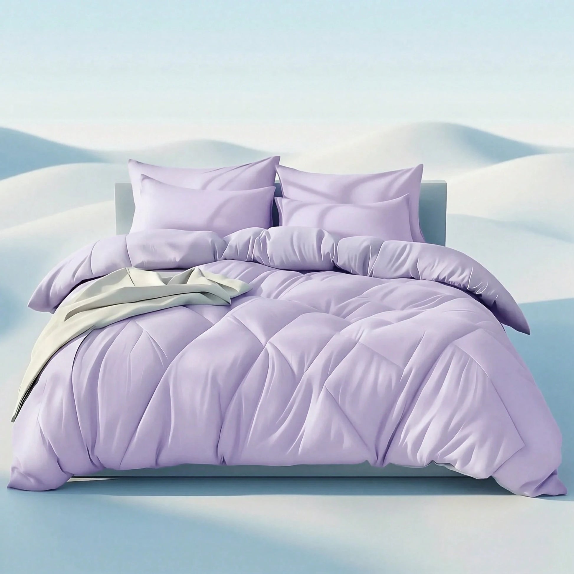 KTAbedding 2/3 PCS,Simple Diamond Grid Thick Quilt Set,For Home And Bedroom Decoration,Fluffy And Soft,All-Season Universal,Includes 1 Quilt + 1/2 Pillowcases,Ideal For Holiday Gifting