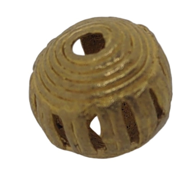 Large Brass Bead Tube