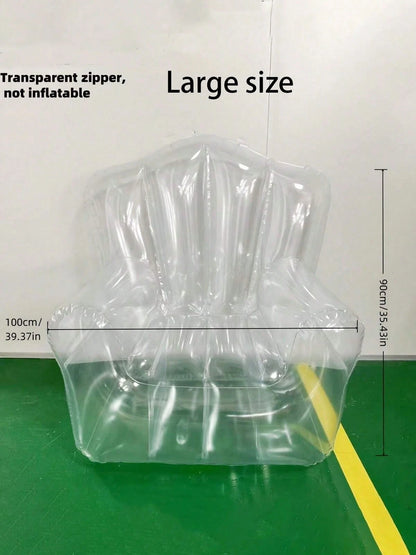 Large Capacity Sofa Storage Bag, DIY Doll Storage Bag, Space-Saving Multi-Functional Storage Bag With Transparent Visible Plastic Storage Compartments
