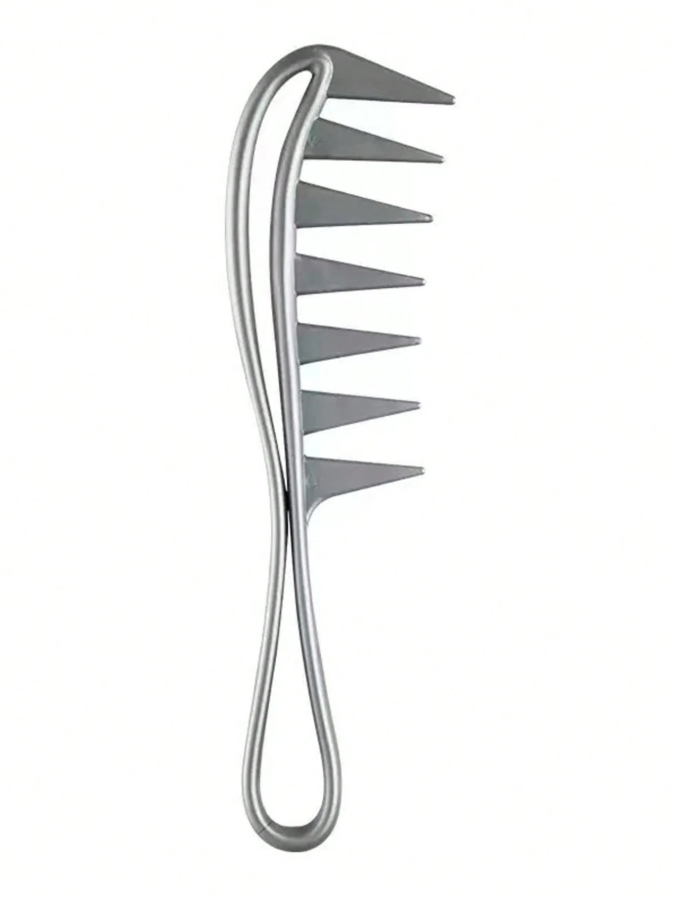 Large Textured Comb, Wide-Tooth Curling Comb, 1pc Shark Tooth Hair Styling Tool, Suitable For Curly, Wet, Wavy, Thick Hair, Wigs, Essential For Salons, Unisex Hair Brush/Comb, Hair Brush, Comb, Hair S