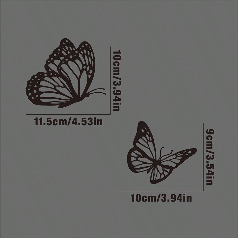 Large Vinyl Butterfly Decal Stickers, Suitable For Car, Truck And Home Decor