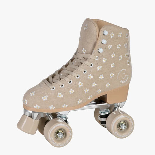 Larroudé x C7 Raffia Quad Skates