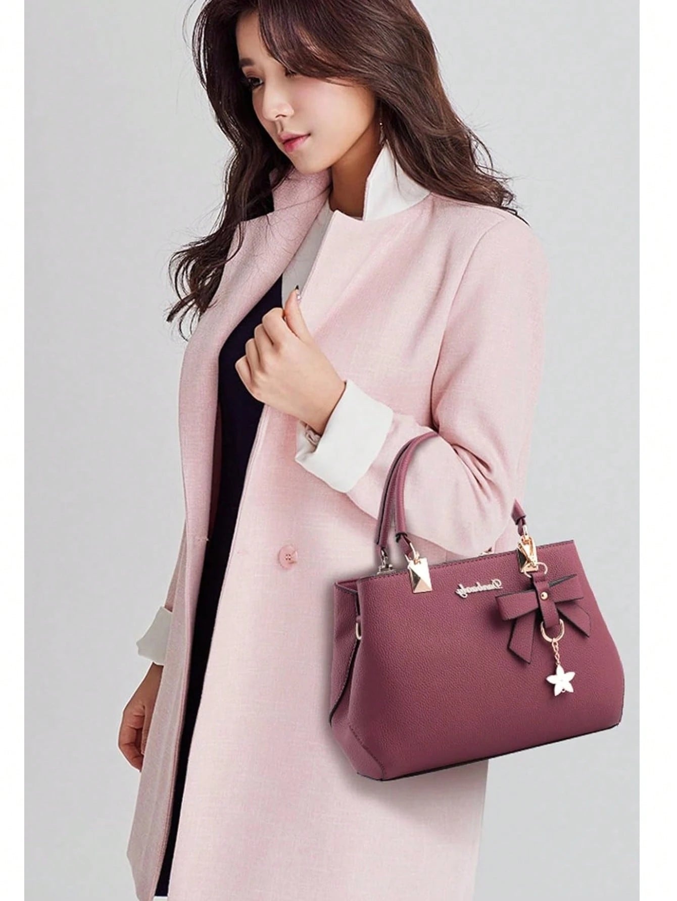 Leather Crossbody Tote Shoulder Handbag For Women Purse With Top Handle Adjustable Strap Everyday Casual Lightweight Travel Bolsos Para Mujer