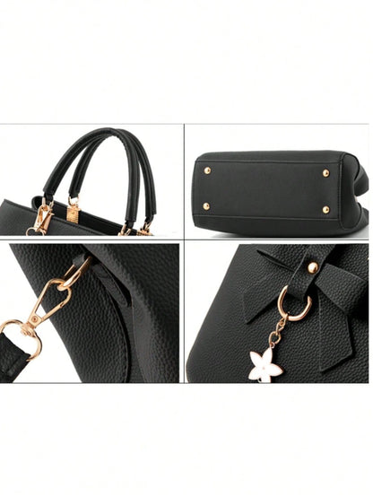 Leather Crossbody Tote Shoulder Handbag For Women Purse With Top Handle Adjustable Strap Everyday Casual Lightweight Travel Bolsos Para Mujer