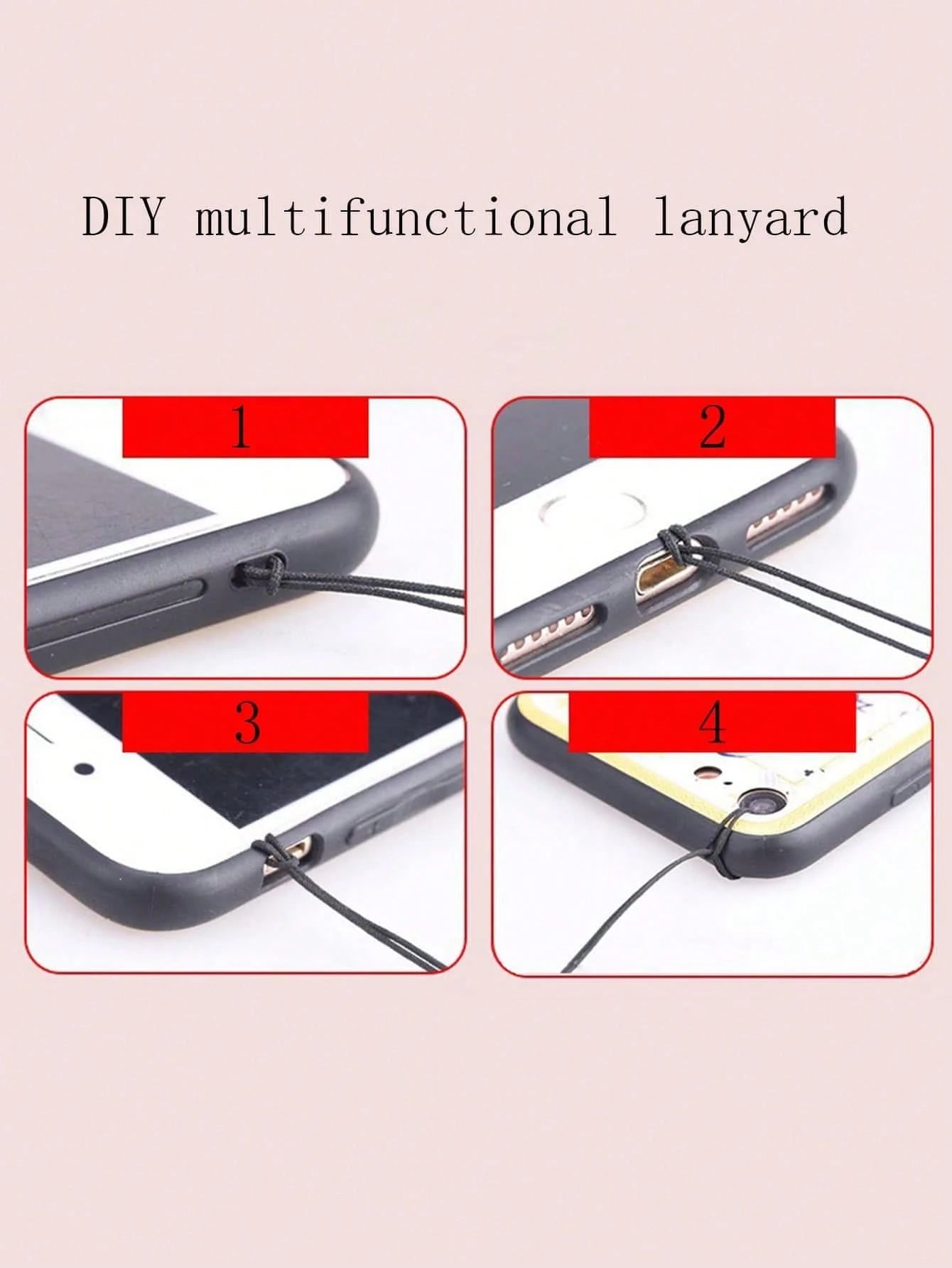 Leather Lip Pattern Fashion Lanyard 1pc Lip Print Thickened Anti-Fall Textured Phone Case With Detachable Leather Heart-Shaped Wrist Strap DIY Pendant Charm, Compatible With Iphone/Compatible With Red