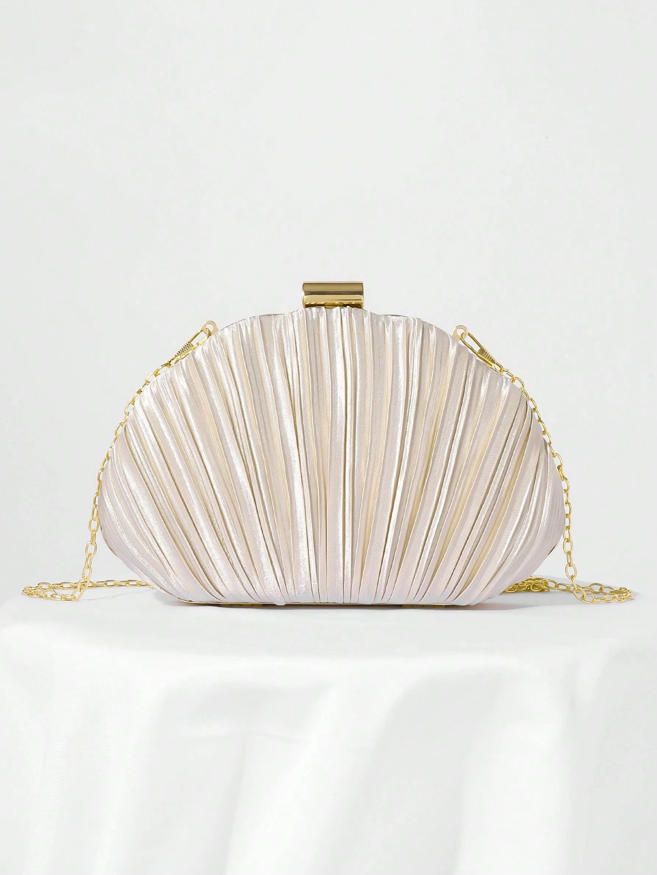 Lightweight, Business Casual Rhinestone Decor Bucket Bag Mini Drawstring Design,Straw Bag,Bride, Wedding Items