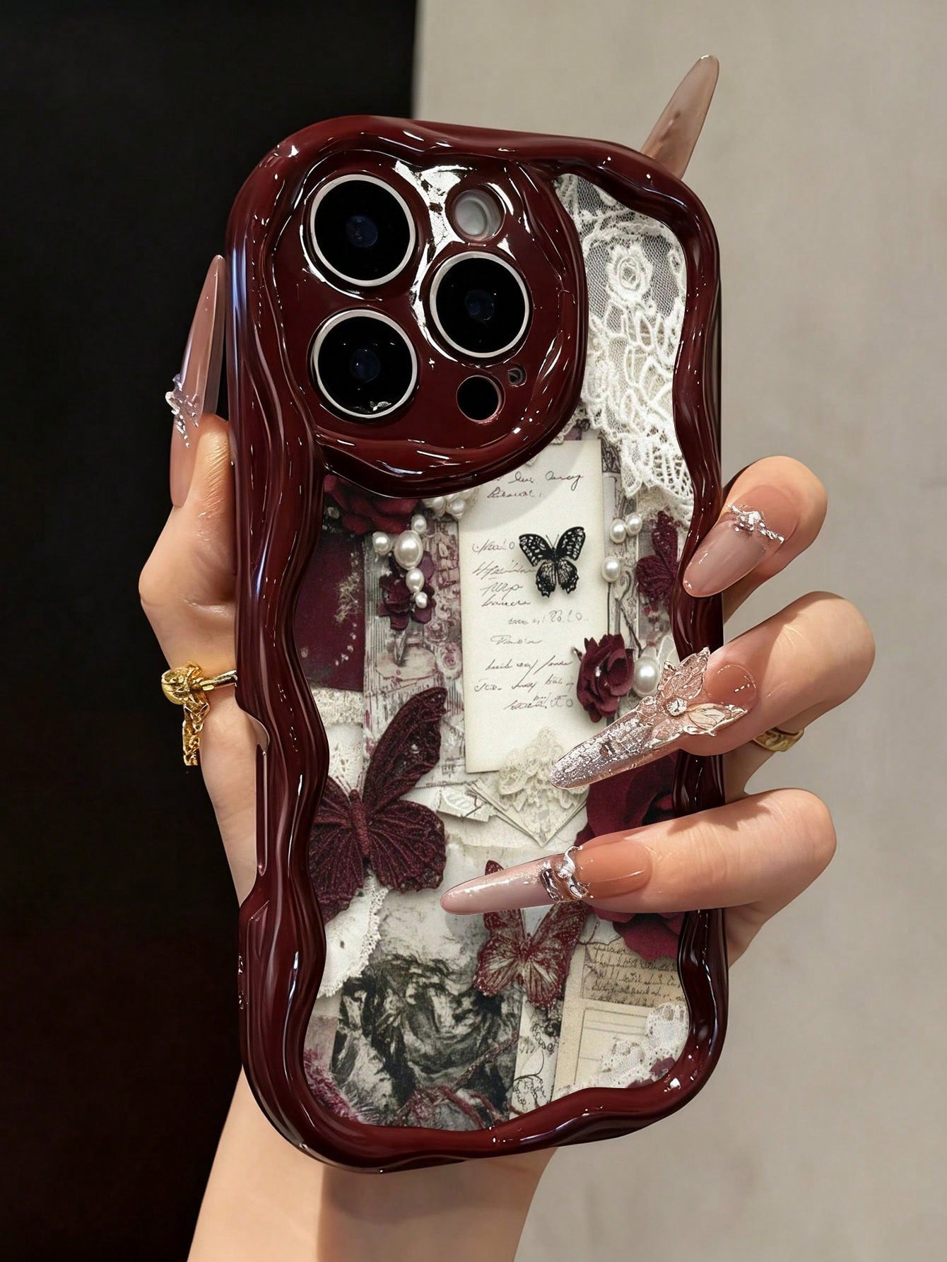 Lily Painted Soft Phone Case, Suitable For IP17/IP17PROMAX/Iphone16pro/Iphone16promax/Iphone15/XR/7p8p/P12promax/P13promax/P14PROMAX/P13/P14/P11/P12/P14, Cute & Fashionable Thick Protective Cover For