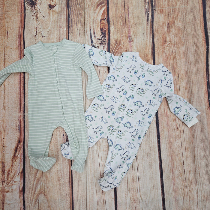 LITTLE ME DINO 2 PK FOOTIES LLQ15616N