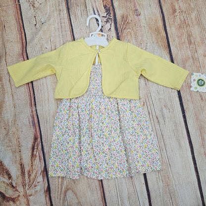LITTLE ME GARDEN KNIT DRESS SET