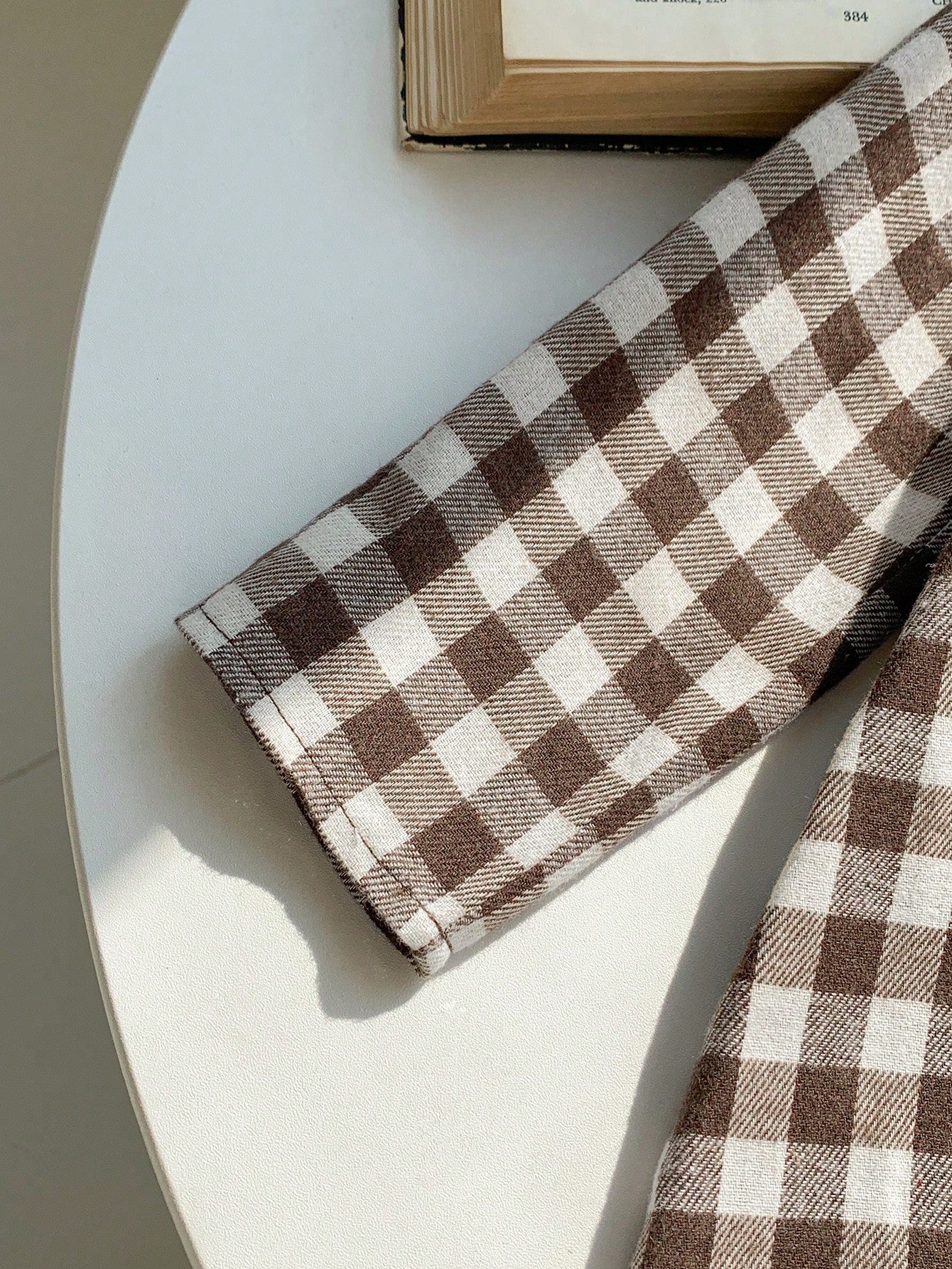 LMoss Kids LMoss Baby Girl Baby Girl Plaid Loose Casual Long Sleeve Dress, Autumn/Winter Baby Girl Plaid Dress