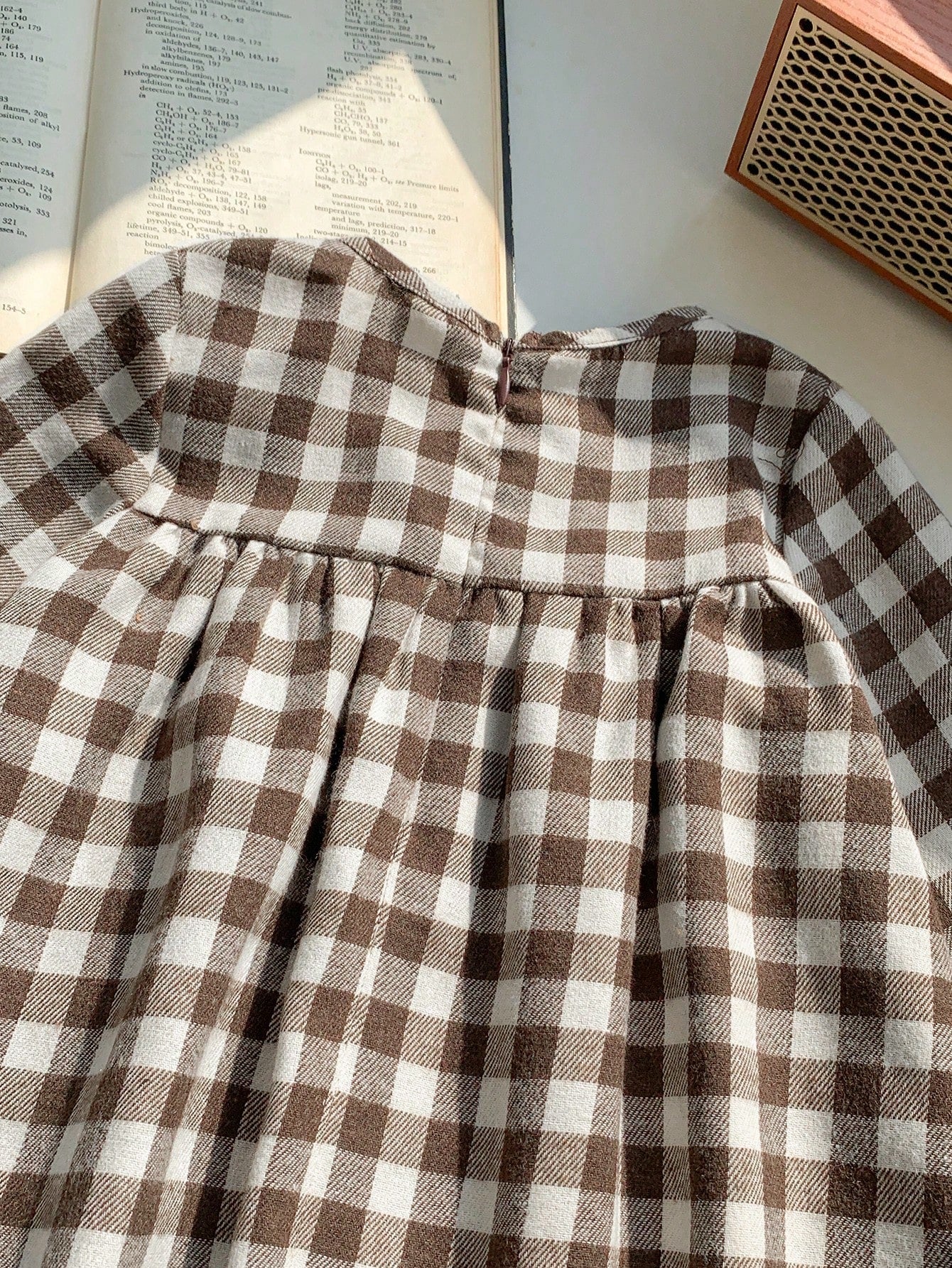 LMoss Kids LMoss Baby Girl Baby Girl Plaid Loose Casual Long Sleeve Dress, Autumn/Winter Baby Girl Plaid Dress