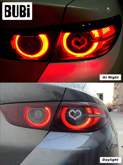 Love Car Tail Light Stickers Pink Cute Univeersal Taillight Headlight Sticker Auto Light Lamp Decals Accessories