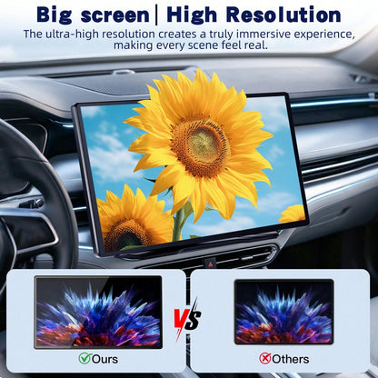 LULUYOUTH 9-Inch CarPlay Screen For Car- Portable Multimedia Player With OTA Updates, Backup Camera, Mirror Link, Voice Control, GPS Navigation & FM/AUX- Supports Apple CarPlay & Android Auto