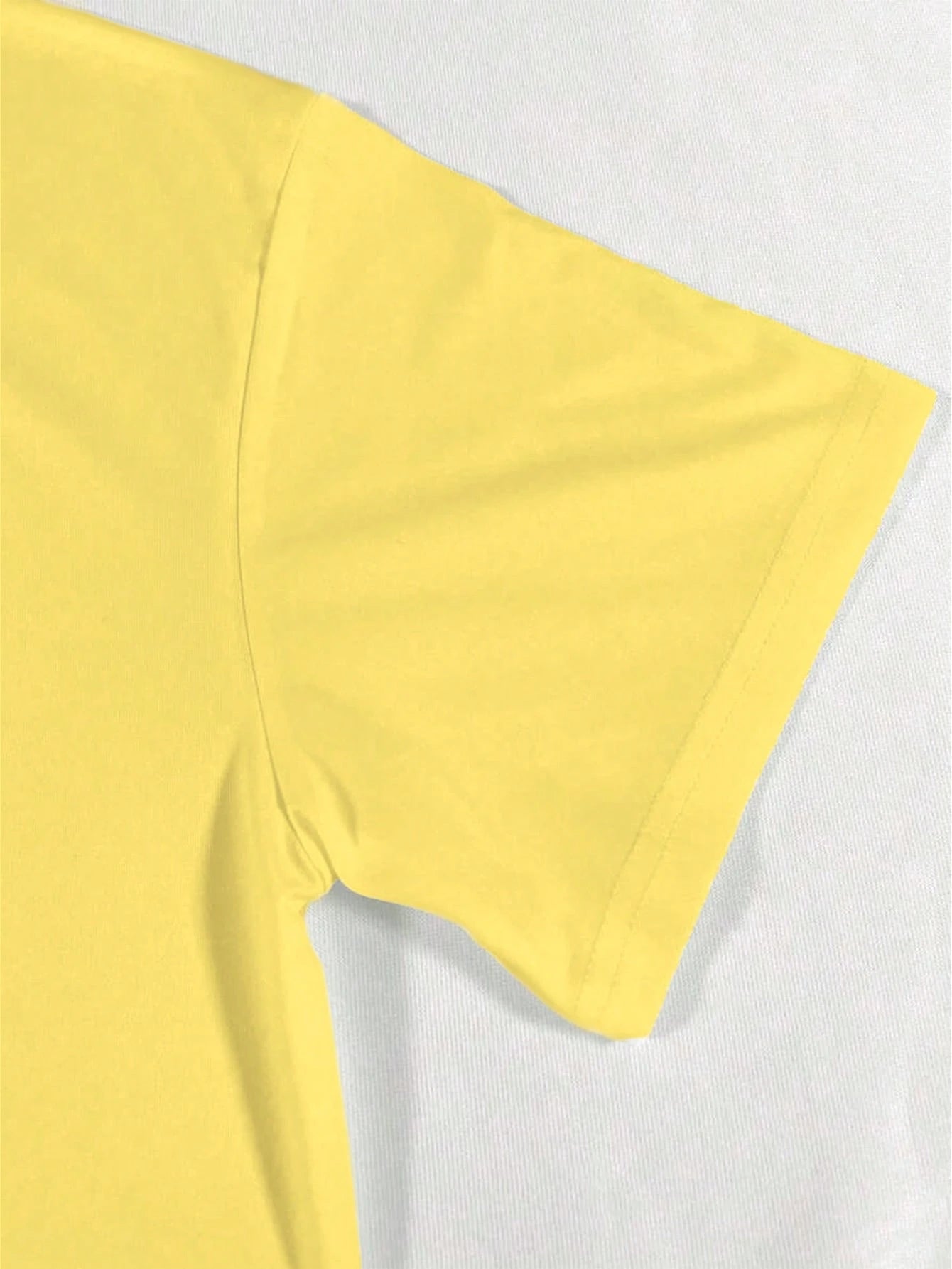 LUNE Smiling Sun "BE THE SUNSHINE" Beach Vacation Style Printed Casual Cowboy Plus Size T-Shirt Yellow Summer