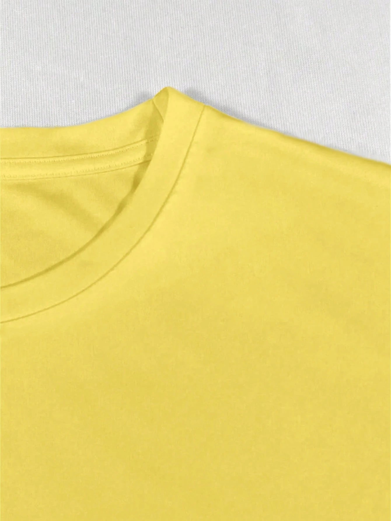LUNE Smiling Sun "BE THE SUNSHINE" Beach Vacation Style Printed Casual Cowboy Plus Size T-Shirt Yellow Summer