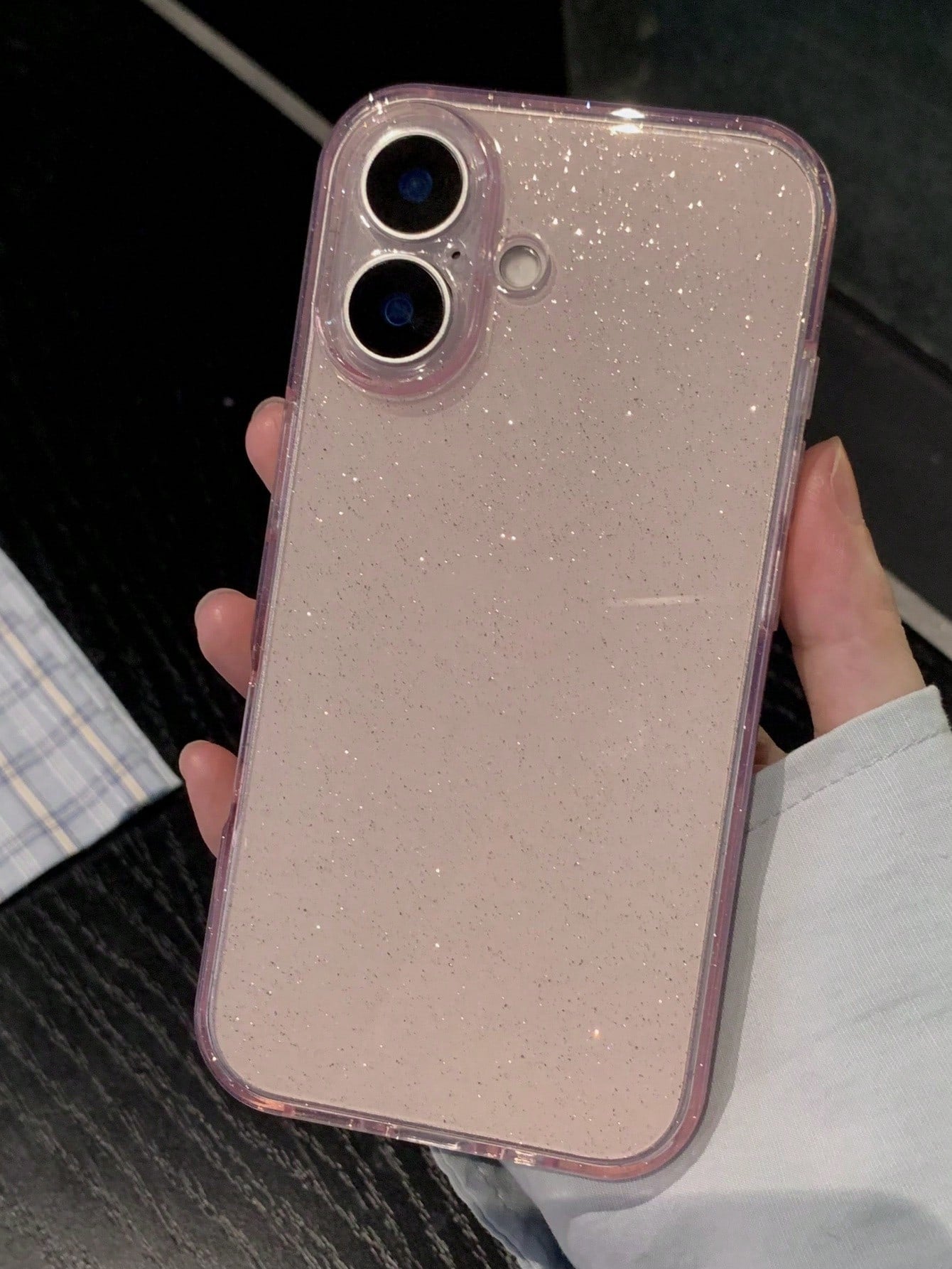 Luxury Glitter Sequins Shockproof Transparent Soft Fashion Phone Case Compatible With Iphone 17 Pro Max 17 16 15 14 13 Pro Max 15 16 Plus 17 Air Shiny Camera Protection Cover Birthday Gift Party Mom