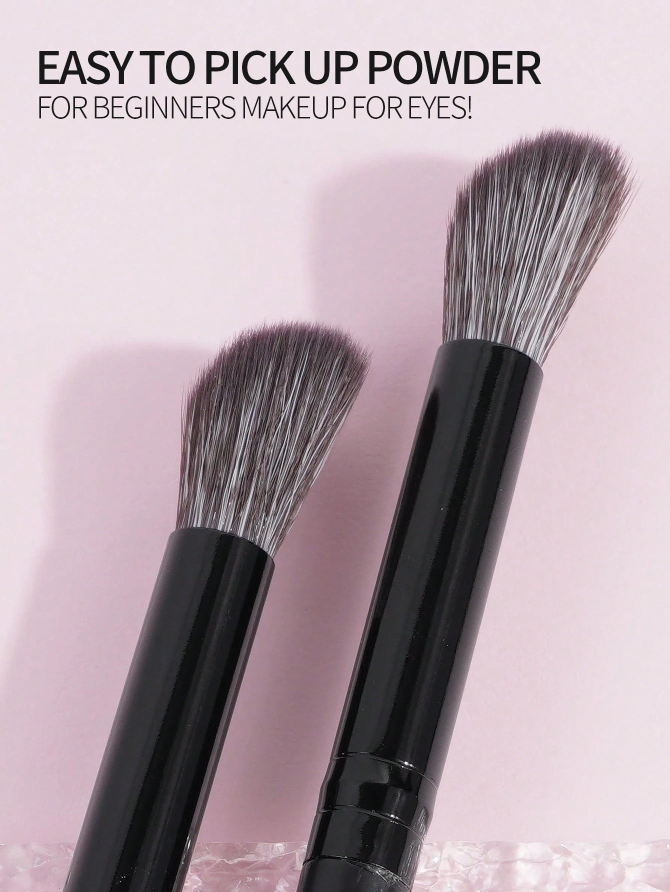 MAANGE 2pcs Double-Ended Eyebrow Brush Set, Makeup Tools, Soft Fiber Material, Convenient To Carry, Travel Essential, Eyebrow Brush, Eyeshadow Brush, Spiral Brush