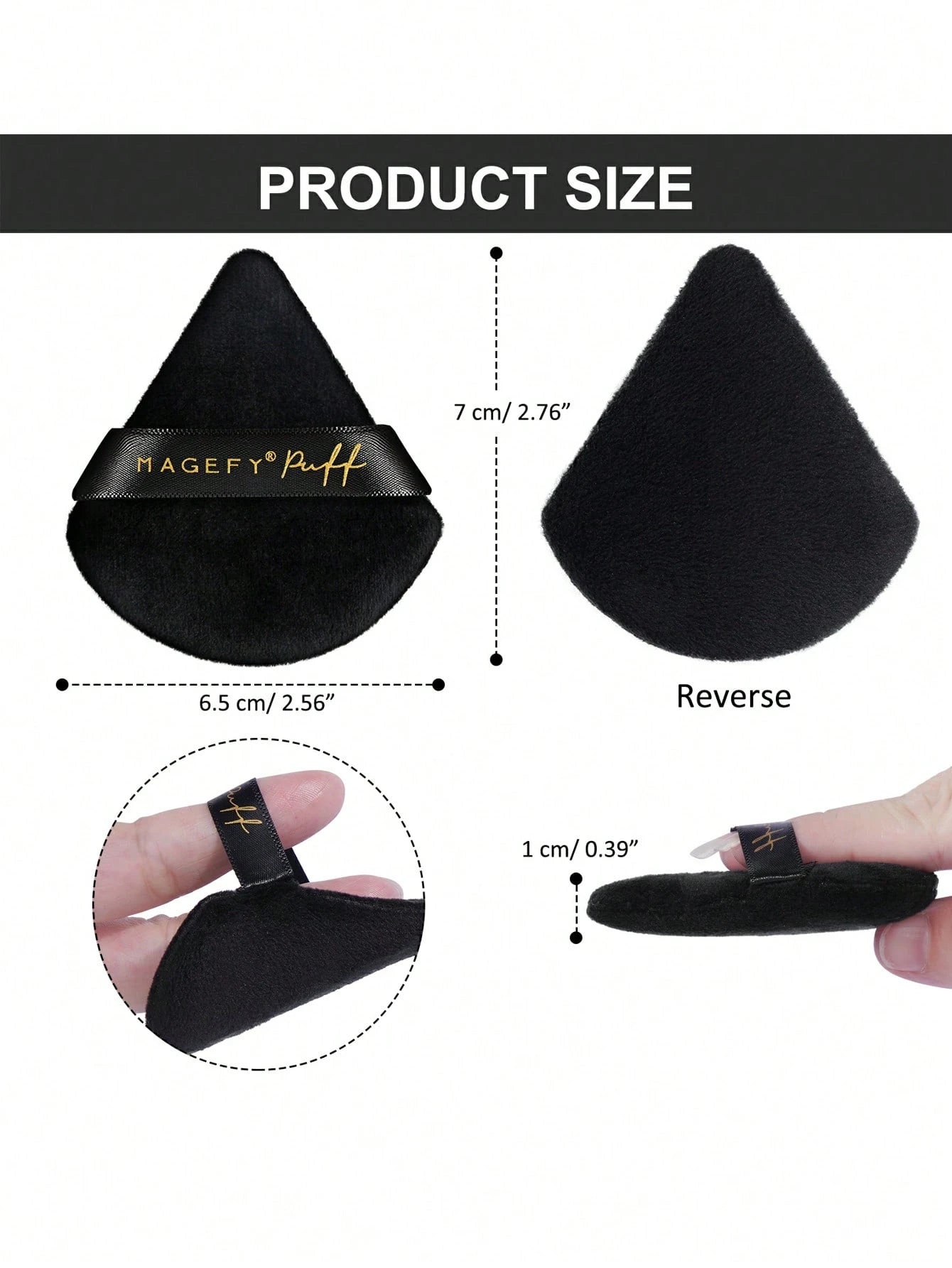 MAANGE 5pcs Flocked Triangle Powder Puffs, Soft And Skin-Friendly, Convenient To Carry, Suitable For Travel, Makeup, Room Decor, Vanity, Travel, Bedroom, Makeup Accessories, Powder Puff, Makeup Sponge