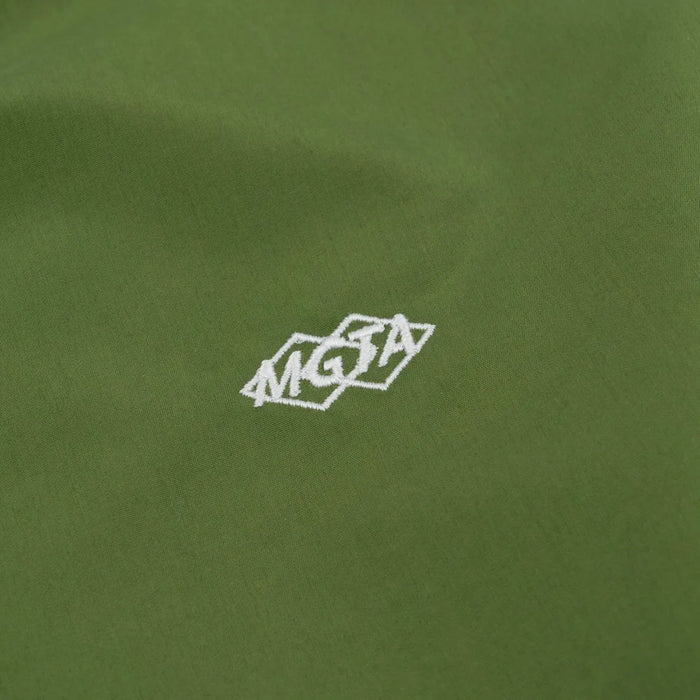 magenta Très tech v neck forrest green