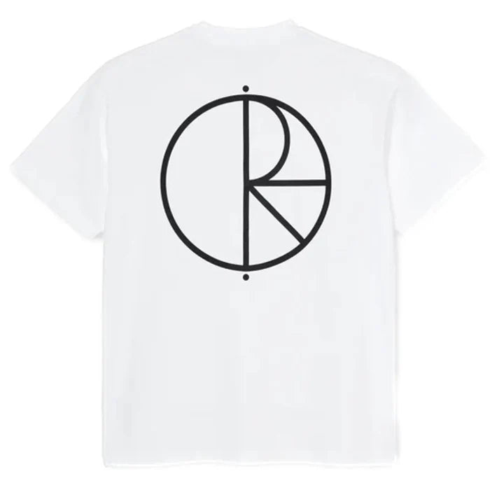 polar stroke logo tee white