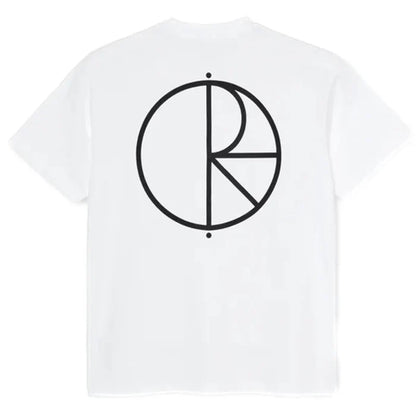 polar stroke logo tee white