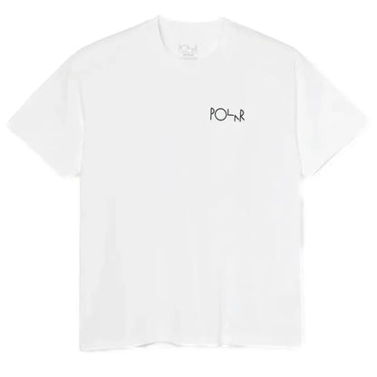 polar stroke logo tee white