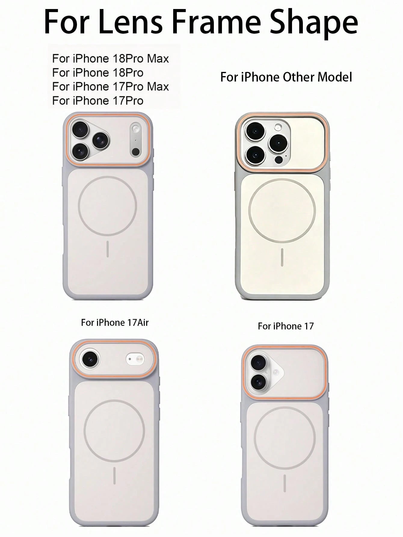 Magnetic Matte Dual-Color Phone Case With Lanyard Compatible With 17 Pro Max, 17 Pro, 16 Pro Max, 16 Pro, 15 Pro Max, 15 Pro, 14 Pro Max, 14 Pro, 13 Pro Max, 13 Pro, Couple Gift, Wireless Charging, An