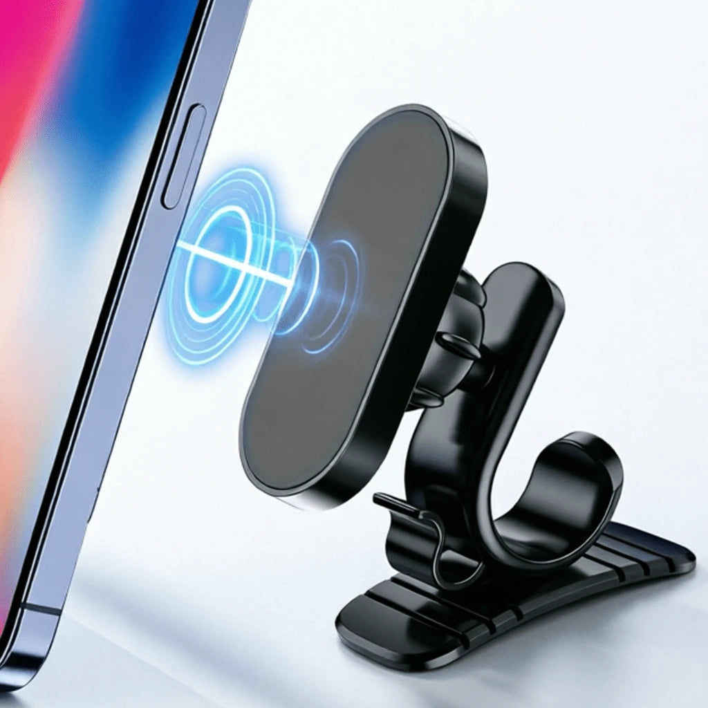 Magnetic Phone Holder, Strong Magnetic Force, Stable Connection, Tool-Free Installation, Suitable For Car Navigation And Desktop Placement, Compatible With Various Phones, Convenient For Daily Use