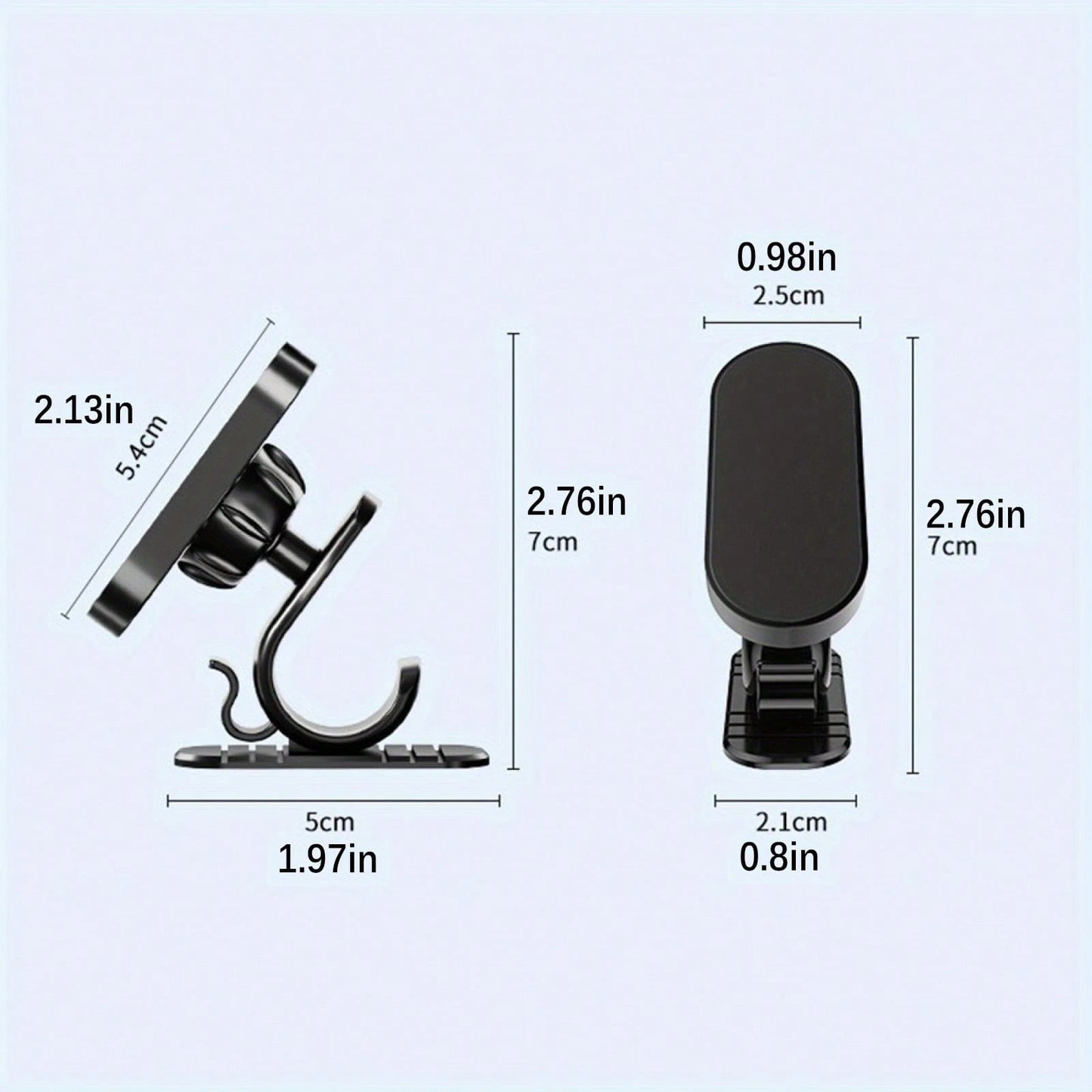 Magnetic Phone Holder, Strong Magnetic Force, Stable Connection, Tool-Free Installation, Suitable For Car Navigation And Desktop Placement, Compatible With Various Phones, Convenient For Daily Use