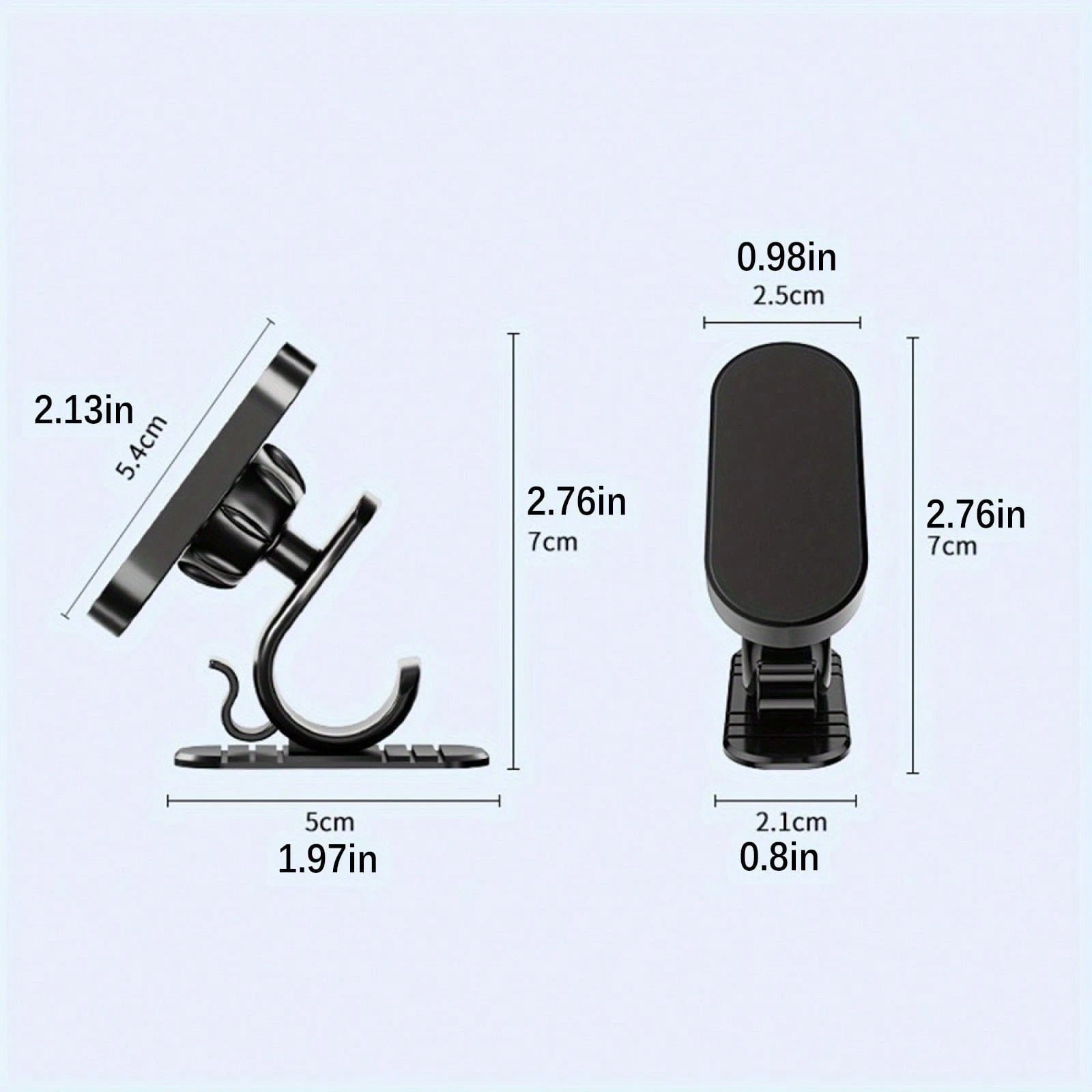 Magnetic Phone Holder, Strong Magnetic Force, Stable Connection, Tool-Free Installation, Suitable For Car Navigation And Desktop Placement, Compatible With Various Phones, Convenient For Daily Use