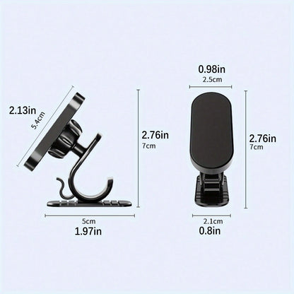Magnetic Phone Holder, Strong Magnetic Force, Stable Connection, Tool-Free Installation, Suitable For Car Navigation And Desktop Placement, Compatible With Various Phones, Convenient For Daily Use