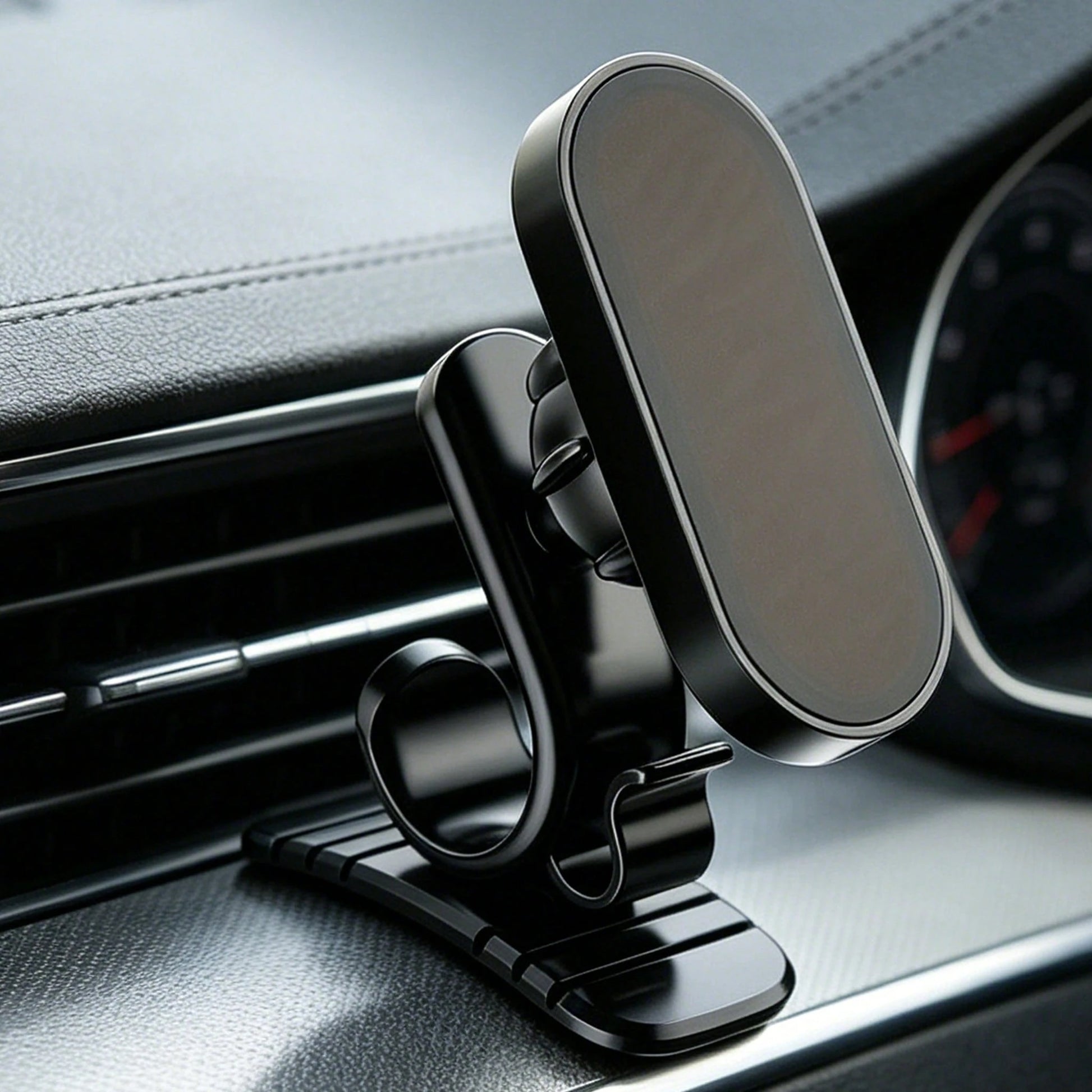 Magnetic Phone Holder, Strong Magnetic Force, Stable Connection, Tool-Free Installation, Suitable For Car Navigation And Desktop Placement, Compatible With Various Phones, Convenient For Daily Use