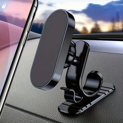 Magnetic Phone Holder, Strong Magnetic Force, Stable Connection, Tool-Free Installation, Suitable For Car Navigation And Desktop Placement, Compatible With Various Phones, Convenient For Daily Use