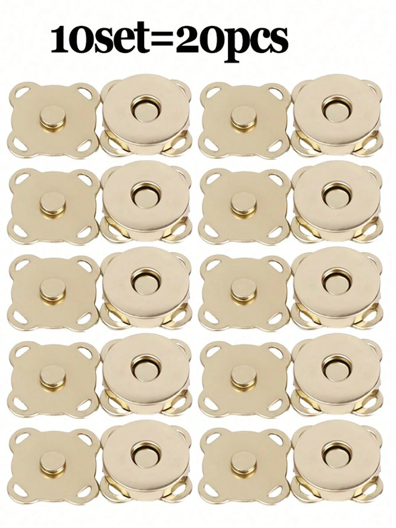Magnetic Snap Button Metal Invisible Sewing Button Lock, Suitable For Wallets, Bags, Clothes, Crafts And DIY Accessories