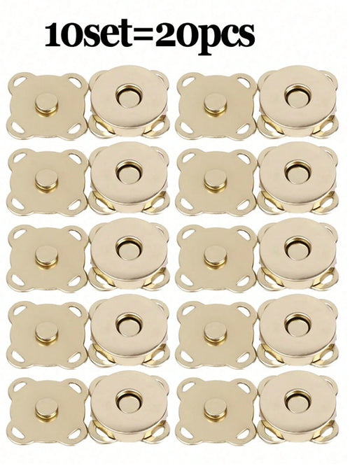 Magnetic Snap Button Metal Invisible Sewing Button Lock, Suitable For Wallets, Bags, Clothes, Crafts And DIY Accessories