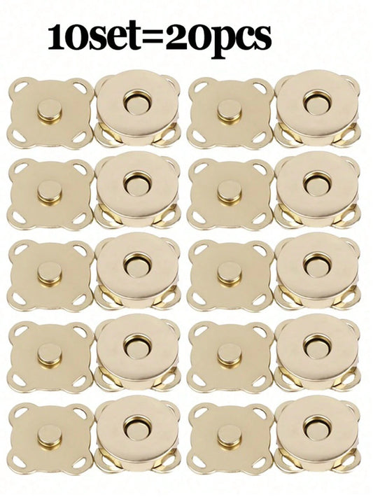 Magnetic Snap Button Metal Invisible Sewing Button Lock, Suitable For Wallets, Bags, Clothes, Crafts And DIY Accessories