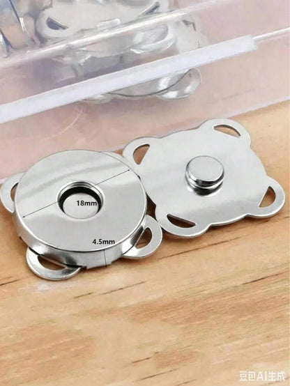 Magnetic Snap Button Metal Invisible Sewing Button Lock, Suitable For Wallets, Bags, Clothes, Crafts And DIY Accessories