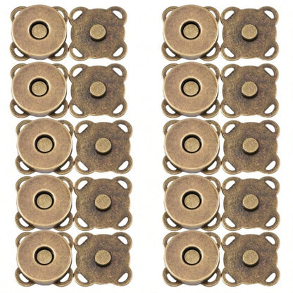 Magnetic Snap Button Metal Invisible Sewing Button Lock, Suitable For Wallets, Bags, Clothes, Crafts And DIY Accessories