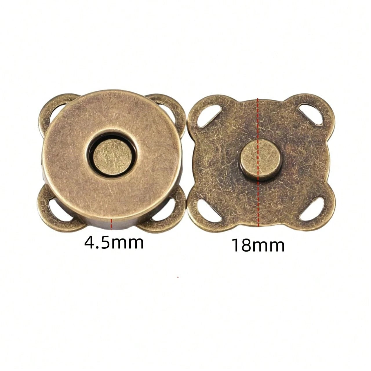 Magnetic Snap Button Metal Invisible Sewing Button Lock, Suitable For Wallets, Bags, Clothes, Crafts And DIY Accessories