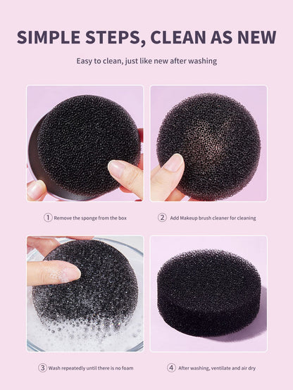 Makeup Brush Cleaner & Sponge Box, Dry Clean Your Brushes And Remove Excess Powder Without Harming S, No Water Needed, Portable And Convenient For Slouchy People,Makeup,Cheap,Room Decor,Vanity,Travel