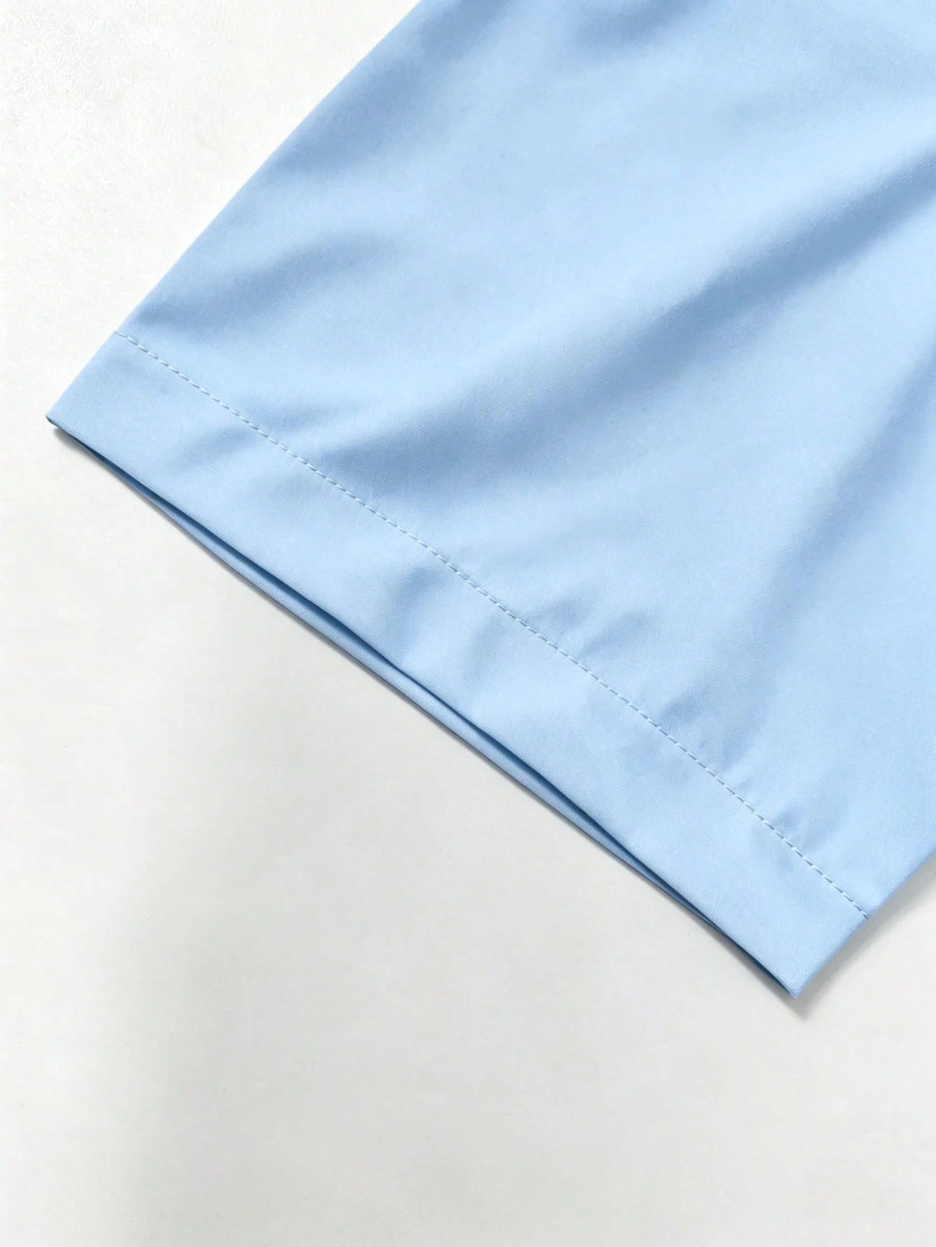 Manfinity Dauomo Men's Solid Color Button-Front Short Sleeve Shirt, Summer